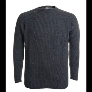 ELEVENTY CASHMERE CHUNKY KNIT CREW NECK SWEATER L